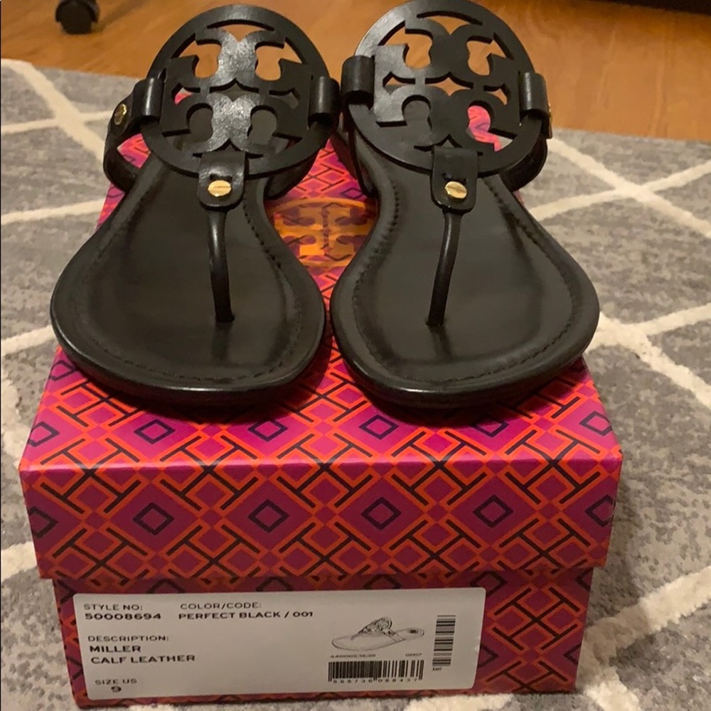 Tory Burch Perfect Black Miller Calf Leather